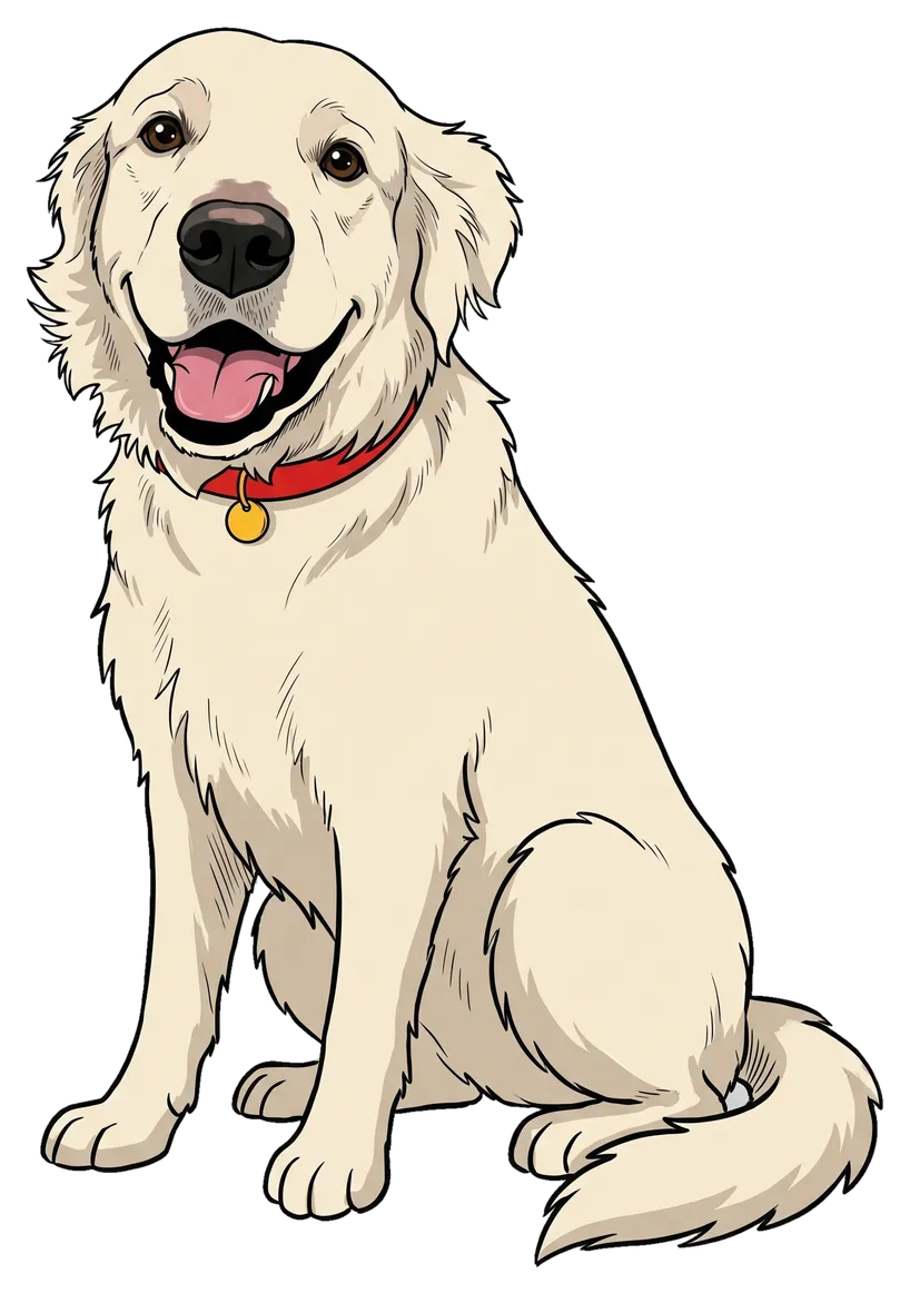 Lambeau as a cartoon character